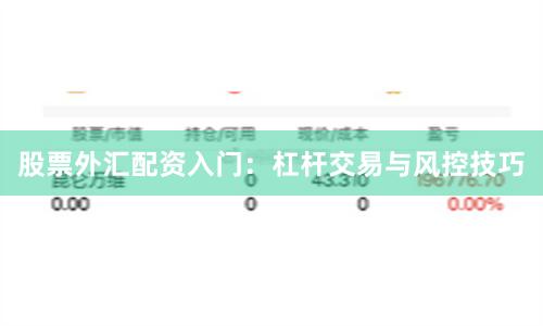 股票外汇配资入门：杠杆交易与风控技巧